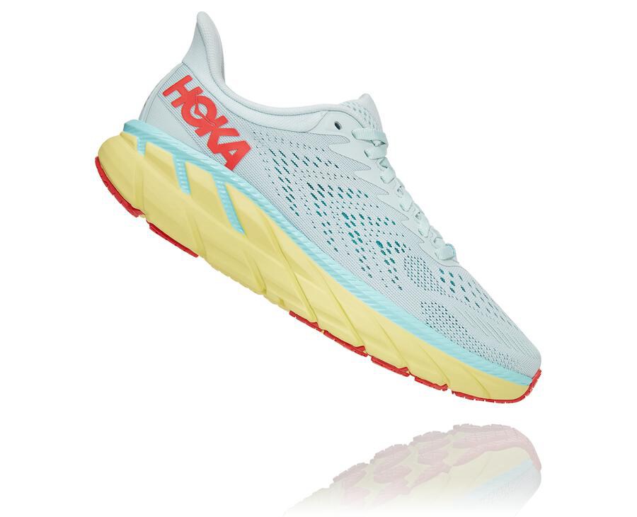 Hoka One One Koşu Ayakkabısı Kadın Mavi - Clifton 7 - TP2801759